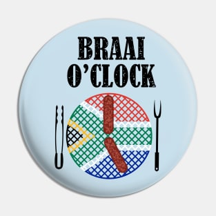 Braai O' Clock Time Pin