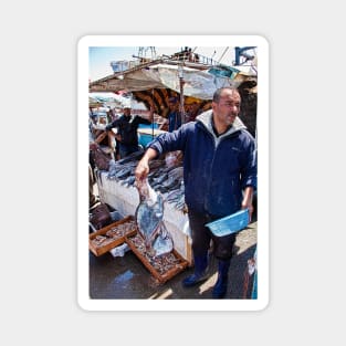 Morocco. Essaouira. Fisherman. Magnet