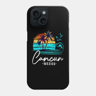 Cancun Souvenir 2024 Mexico Vacation Matching Family Group Phone Case