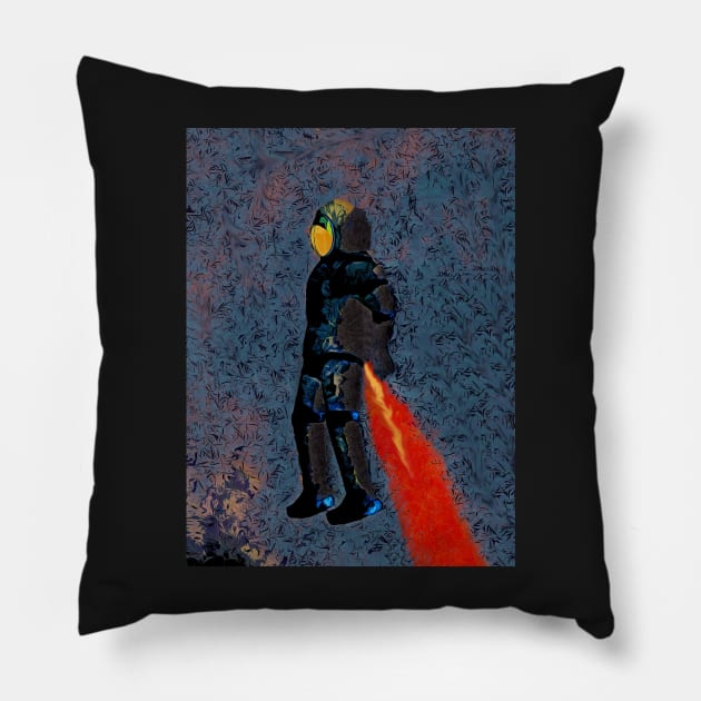 Space Hopping Pillow by PictureNZ