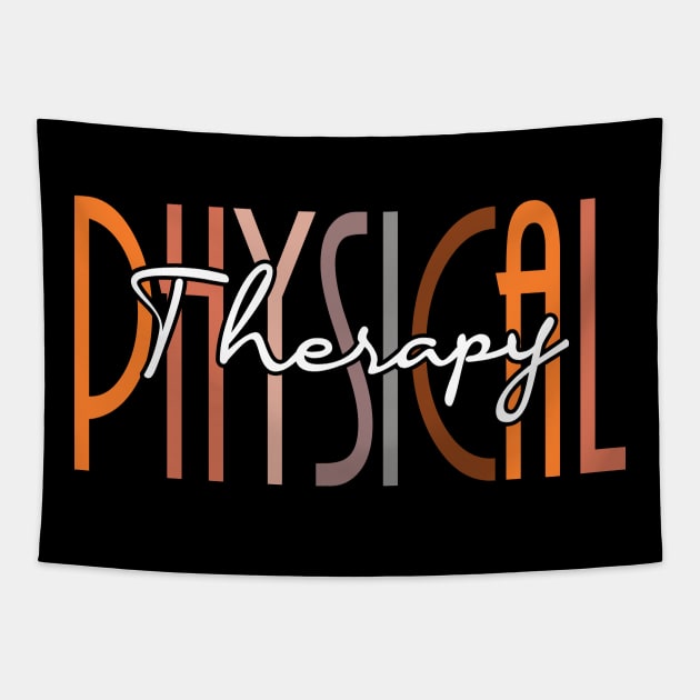 Physical Therapy Funny Physical Therapist Tapestry by Wakzs3Arts