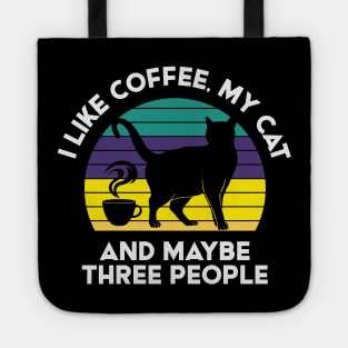 I Love Coffee and Cats Tote