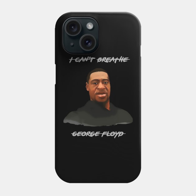 George Floyd - I  can't breathe Phone Case by Black Pumpkin