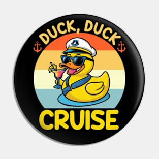 Duck Duck Cruise Funny Family Matching Cruise Pin