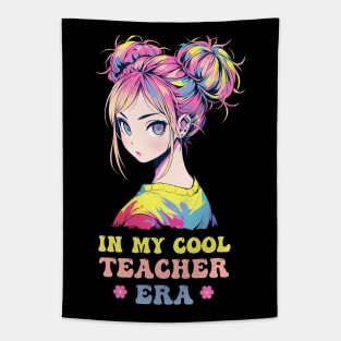 In My Cool Teacher Era Anime Girl Back To School Tapestry