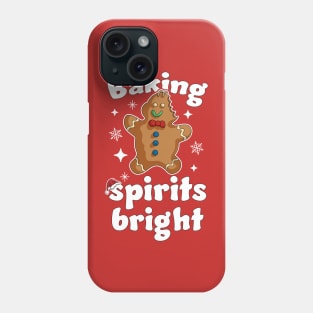 Baking Spirits Bright Christmas Funny Baker Pajama Family Phone Case