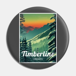 Timberline Oregon United States Ski Pin