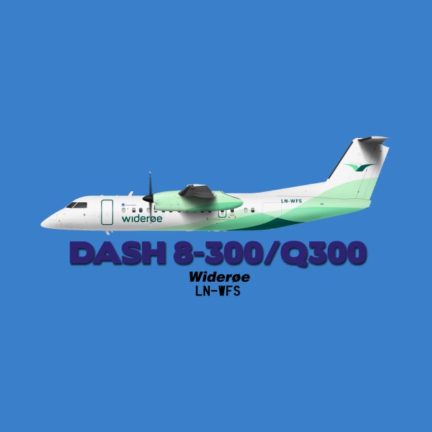 DeHavilland Canada Dash 8-300/Q300 - Widerøe by TheArtofFlying