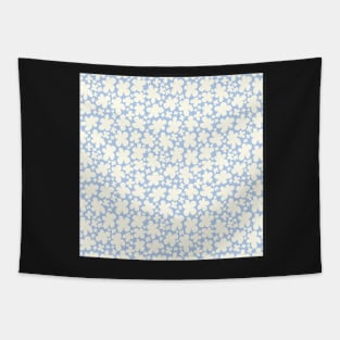 BUBBLE MATISSE FLORALS CREAM AND BBLUE Tapestry