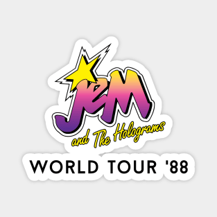 Jem World Tour '88 Magnet