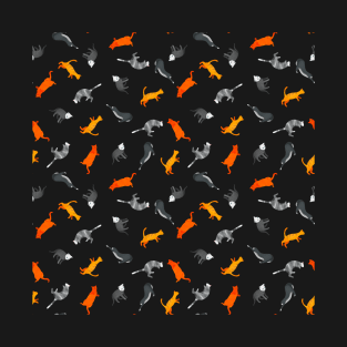 Cats Pattern T-Shirt