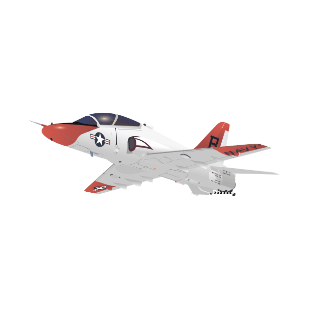 T-45 Goshawk Jet Trainer Airplane by NorseTech