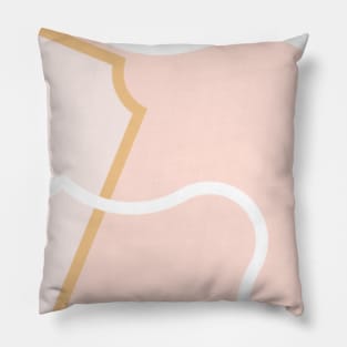 Shades of Millennial Pink - Casual Tee 1 Pillow