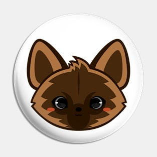 Cute Brown Hyena Pin