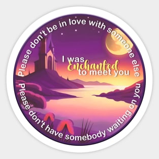 Taylor Swift Midnights Records Sticker – Enchanted on Main