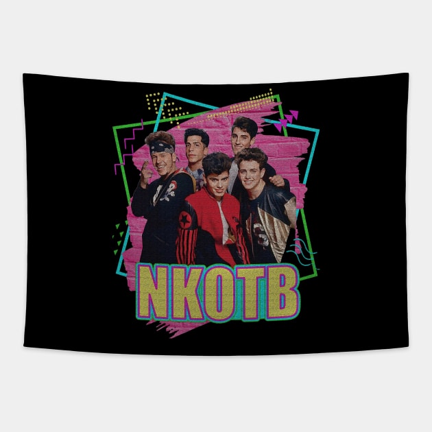 NKOTB don't go girl Tapestry by Tuti_Tauge_Sukarame