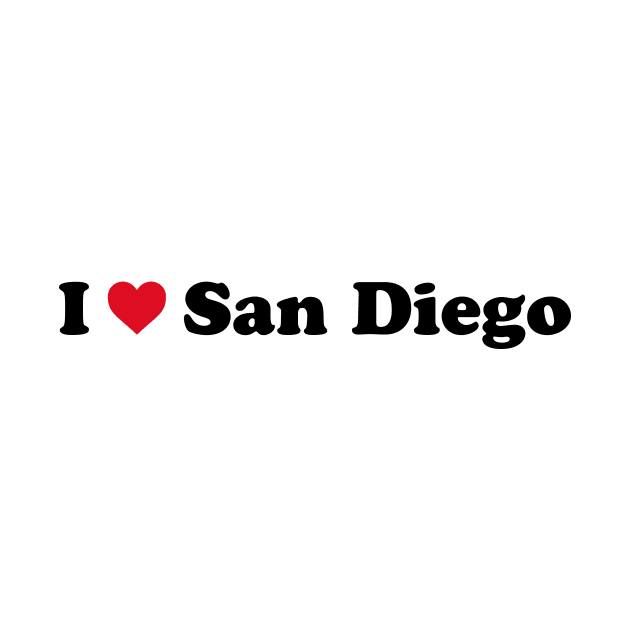 I Love San Diego by Novel_Designs