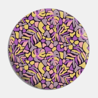 Matisse Purple Tropical Leaves Pin