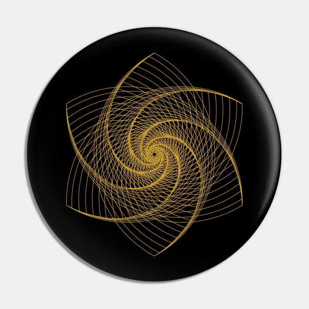 Spirals | Sacred Geometry Pin by CelestialStudio