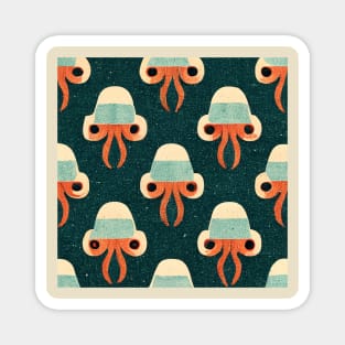 Squid Pattern Magnet