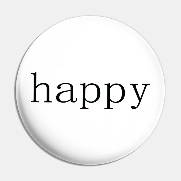 Happy Pin by gatherandgrace