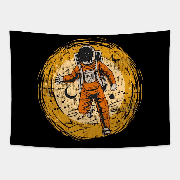 SPACE Astronaut Gift/ Funny Spaceman Gift Tapestry by UranusArts