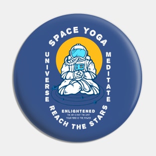 Space Yoga Pin