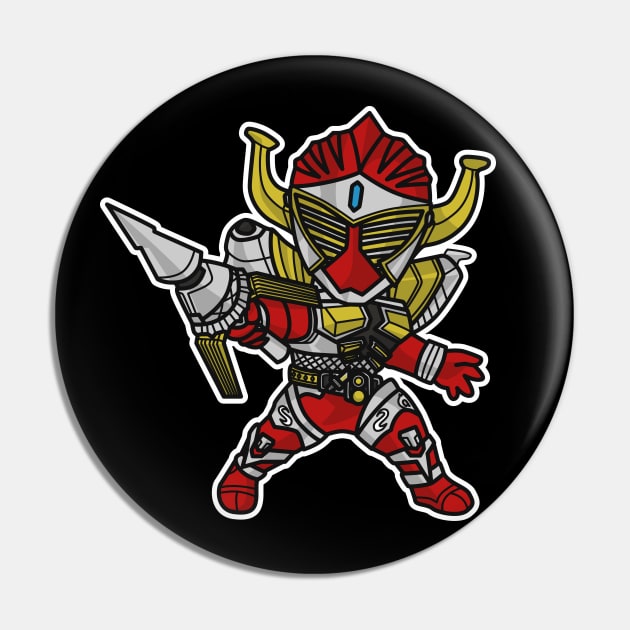 Kamen Rider Baron Chibi Style Kawaii Pin by The Toku Verse