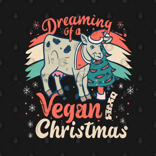 I'm Dreaming of a Vegan Christmas Funny Men Women by rhazi mode plagget