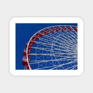 Red, White & Blue Wheel Magnet