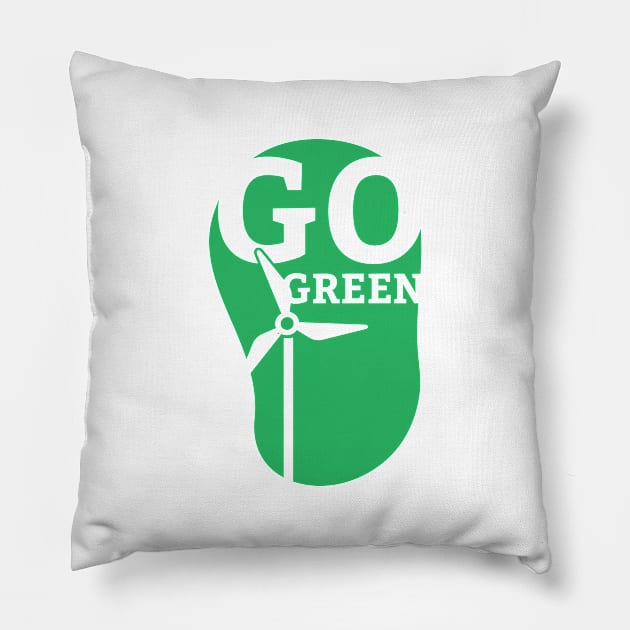 Go Green Pillow by LR_Collections