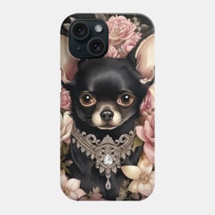 Black Chihuahua Phone Case