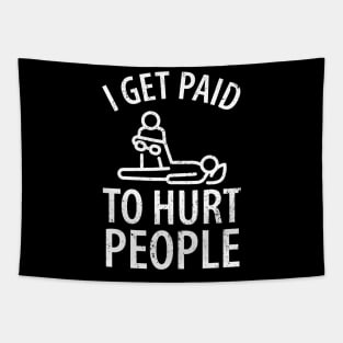 physiotherapist physical therapy gift saying funny Tapestry