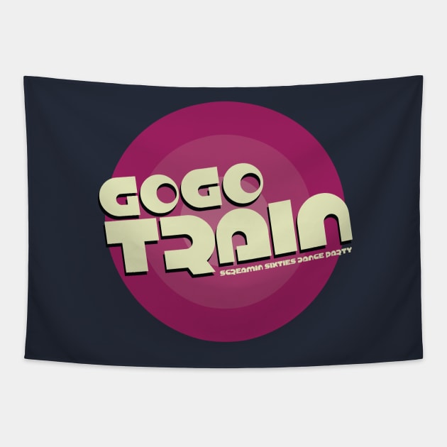 GoGo Train Logo Tapestry by modernistdesign