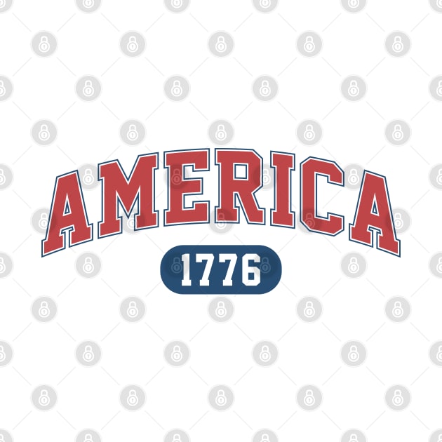 America Arched Varsity Font by Hobbybox