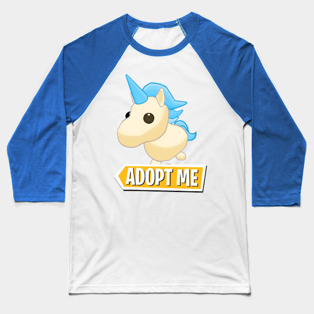 Adopt Me Golden Unicorn Adopt Me Baseball T Shirt Teepublic - roblox adopt me pets golden unicorn