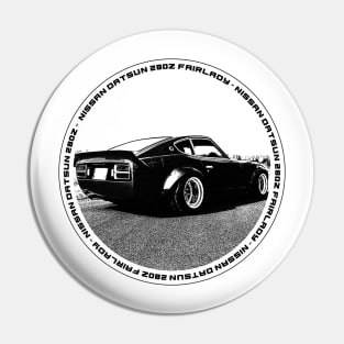 NISSAN DATSUN 280Z FAIRLADY Black 'N White 4 Pin