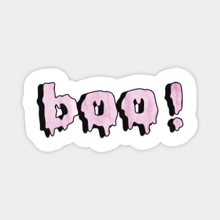 Boo! Halloween Funny Art Magnet