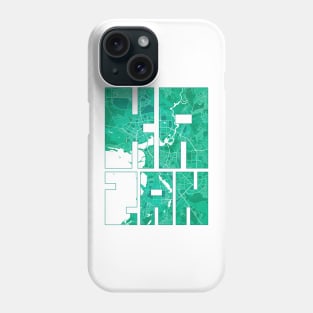 Kazan, Russia City Map Typography - Watercolor Phone Case