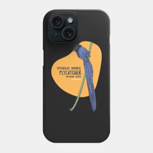The Seychelles Paradise Flycatcher Phone Case