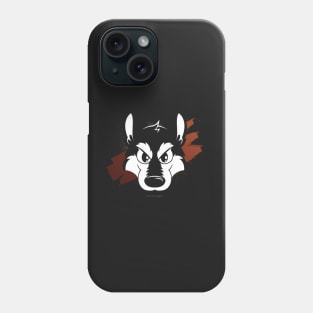 Toon wolf face Phone Case