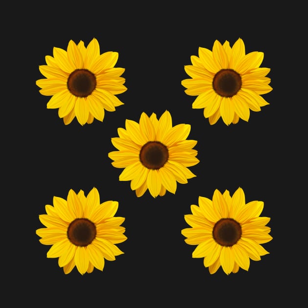 sunflower stickers pack by Rpadnis