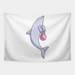 Dolphin Fitness Sports Tapestry