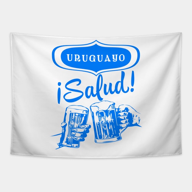 Uruguayo Salud Tapestry by MessageOnApparel