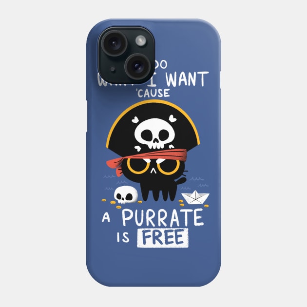 You are a Purrate! Phone Case by TaylorRoss1