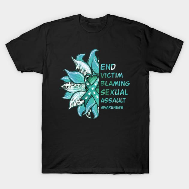Sexual Assault Awareness T-Shirt - End Victim Blaming Sexual Assault Awareness T-Shirt - End Victim Blaming