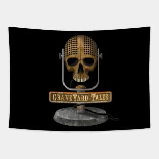 Skull Mic Tapestry