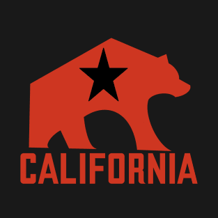 California bear red T-Shirt