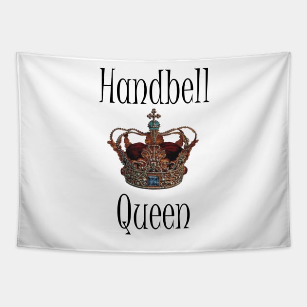 Handbell Queen Crown Tapestry by SubtleSplit