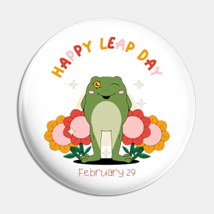 Happy Leap Day February 29 Leapling Leap Year gift Pin